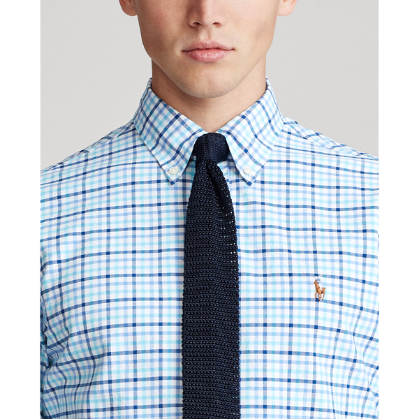 Blue/Turquoise Classic Fit Oxford Shirt Big & Tall 5