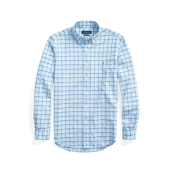 Blue/Turquoise Classic Fit Oxford Shirt Big & Tall 2