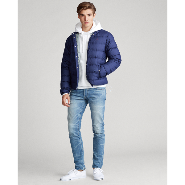 Newport Navy Quilted Down Jacket Big & Tall 4