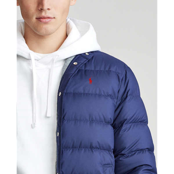 Newport Navy Quilted Down Jacket Big & Tall 7