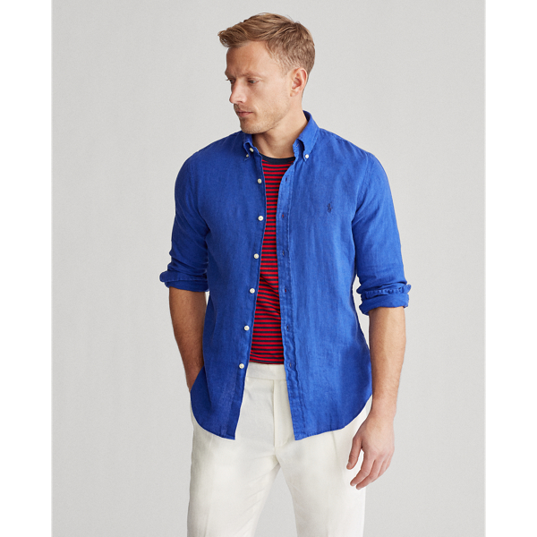 Summer Royal Lightweight Linen Shirt Big & Tall 4