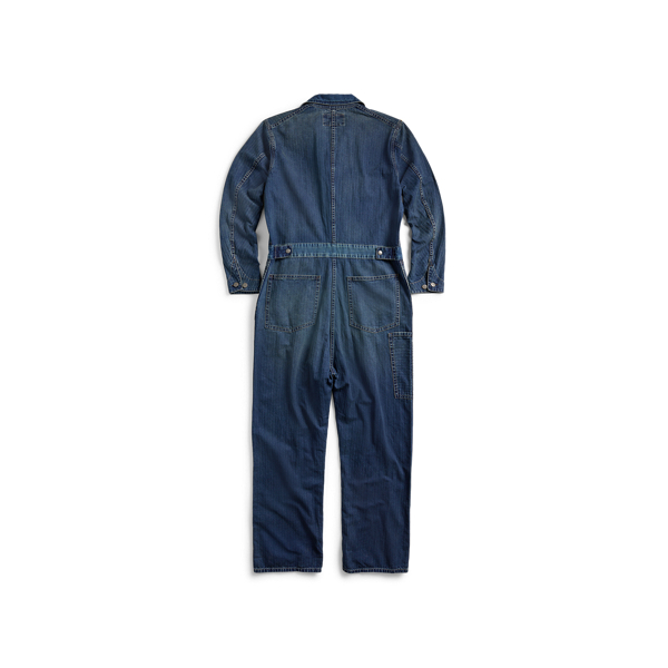 Myersville Wash Indigo Herringbone Coverall RRL 2