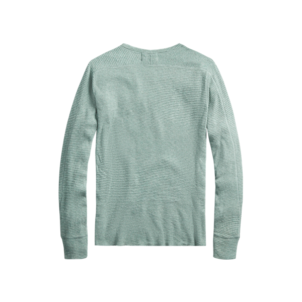 Baked Moss Waffle-Knit Crewneck RRL 2