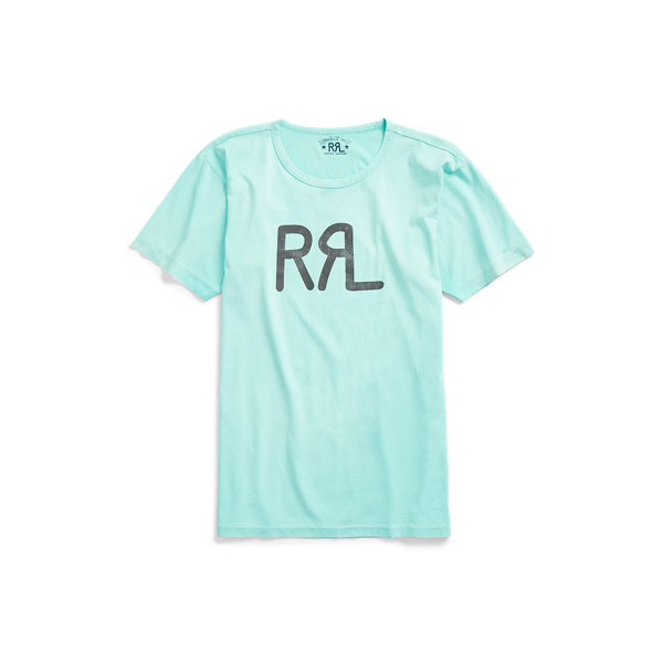 Jersey-T-Shirt mit Logo RRL in 1