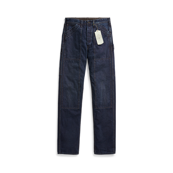 Indigo Canvas Carpenter Trouser RRL 1