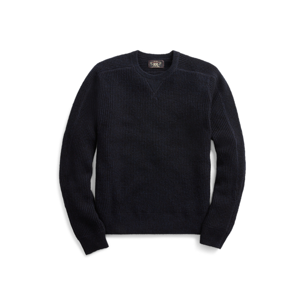 Waffelpiqué-Kaschmirpullover RRL in 1