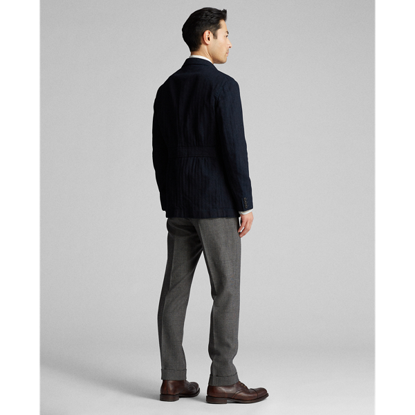 Indigo Indigo Herringbone Sport Coat RRL 4