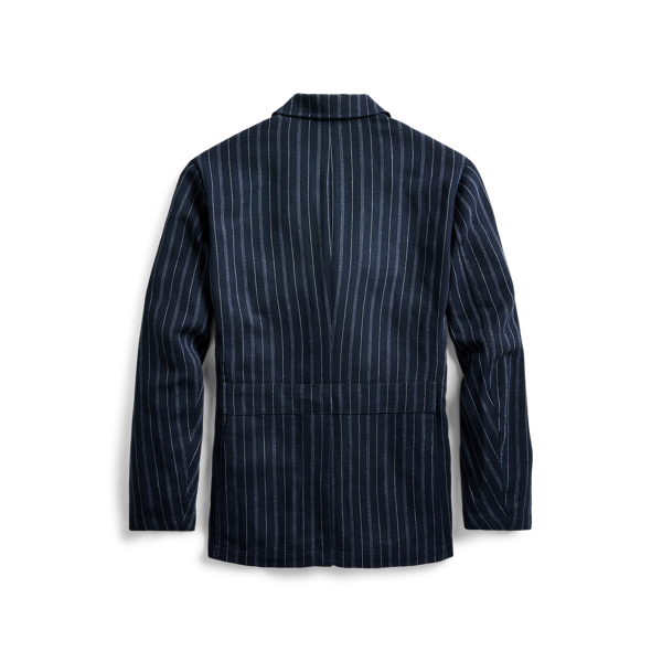 Indigo Slim Striped Indigo Sport Coat RRL 3
