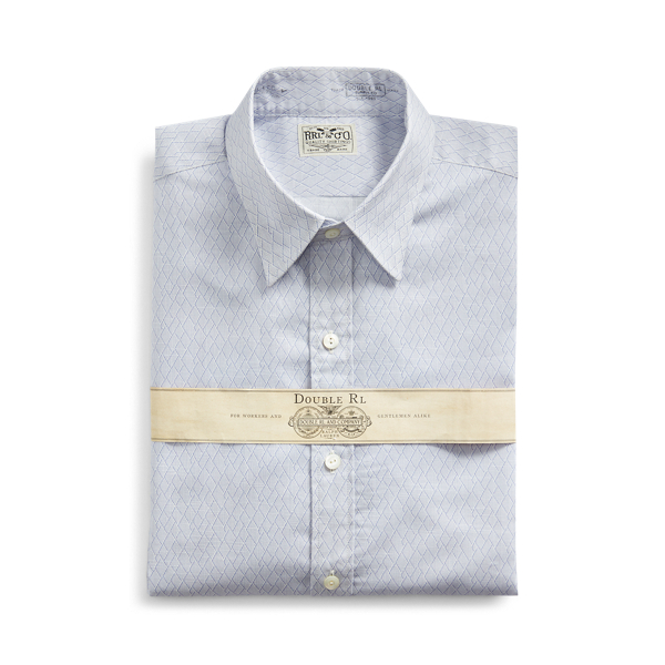 Slim-Fit Anzughemd Eli mit Druck RRL in 1