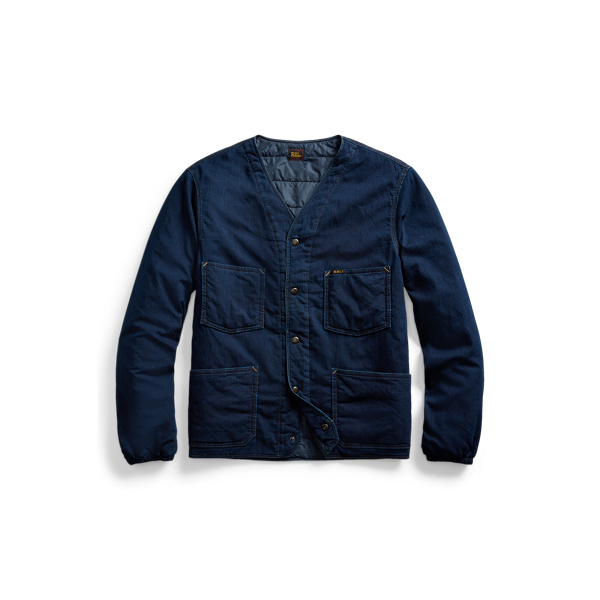 Veste en serg&eacute; indigo RRL en 1