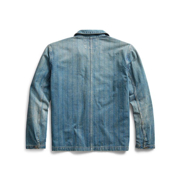 Striped Indigo Twill Jacket