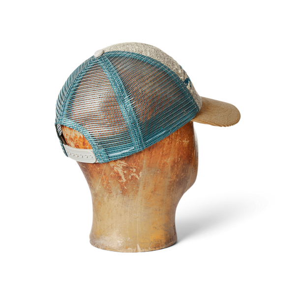 Grey Multi Southwestern Trucker Cap RRL 2