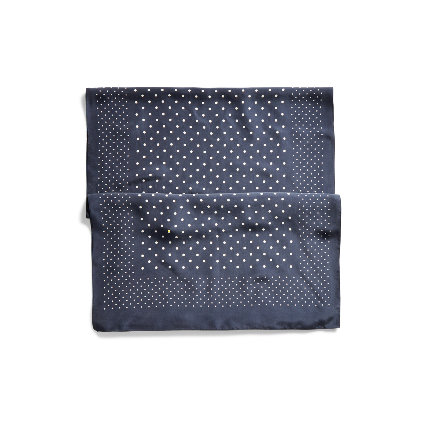 Мужской шарф Ralph Lauren Polka-Dot, цвет: Тёмно-синий / Кремовый — фото 3