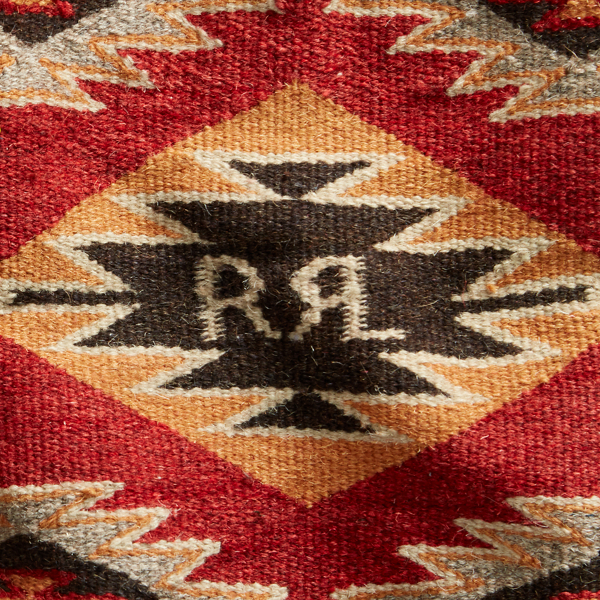 Red Multi Mini Southwestern Rug RRL 2