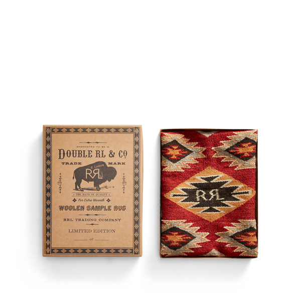 Red Multi Mini Southwestern Rug RRL 3