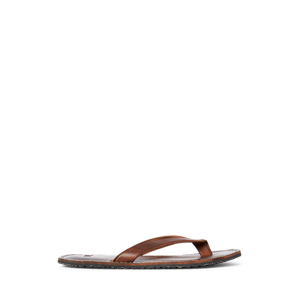 Leather Flip-Flop Sandal RRL em 1