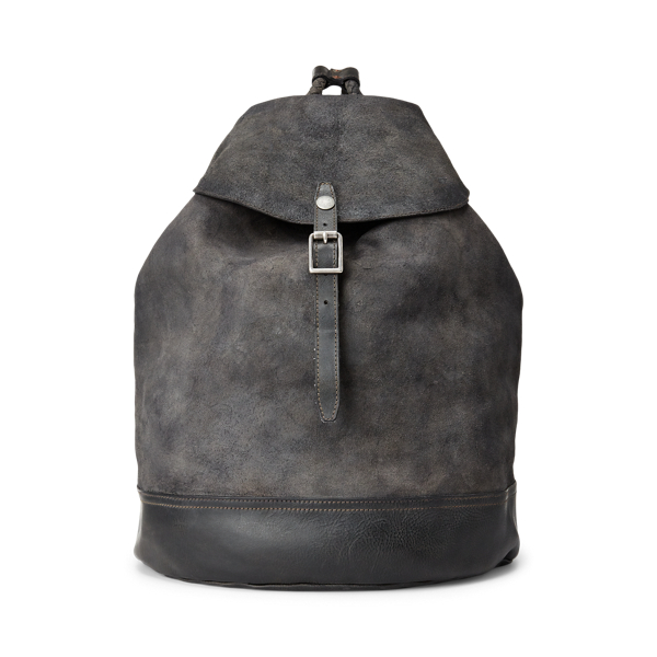 Tumbled Leather Rucksack RRL 1