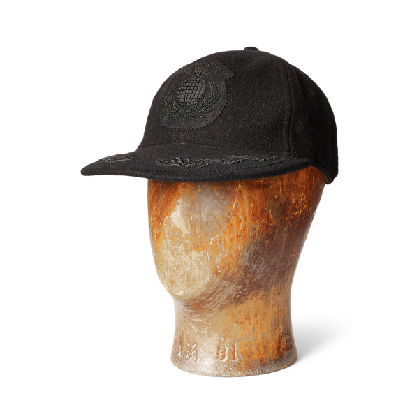 Bullion Wool-Blend Ball Cap RRL in 1