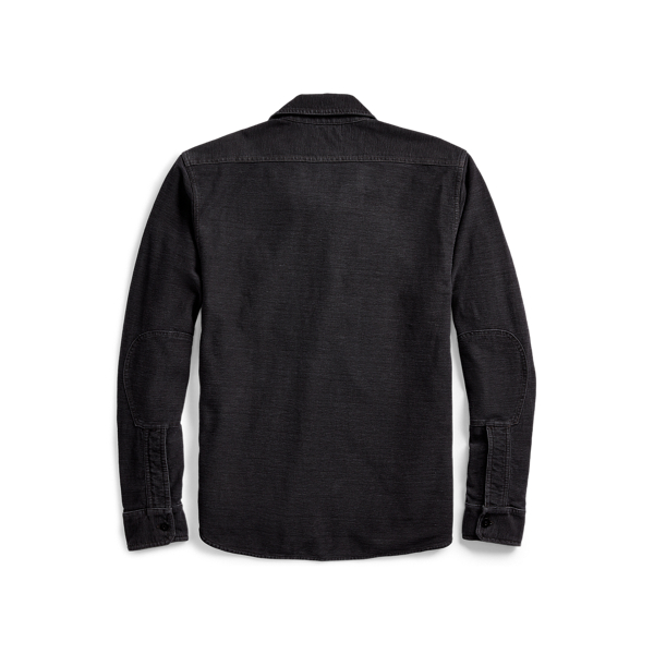 Sulphur Black Indigo Terry Field Overshirt RRL 2