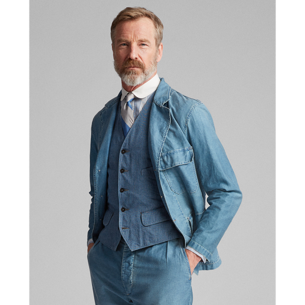 Indigo Indigo Moleskin Chore Jacket RRL 3