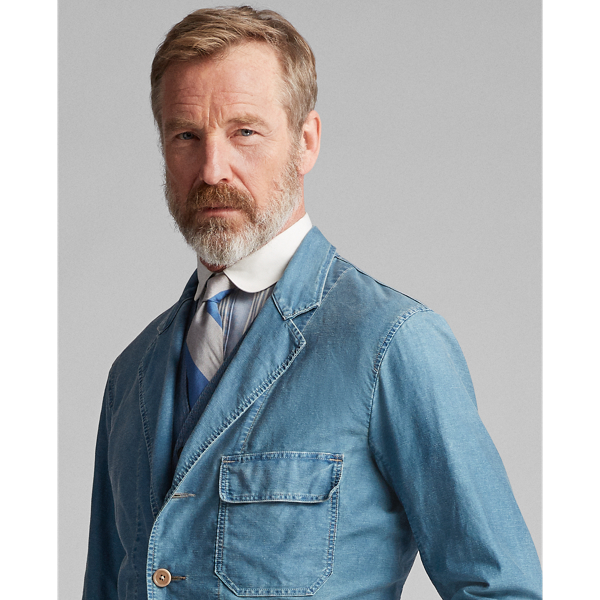Indigo Indigo Moleskin Chore Jacket RRL 5