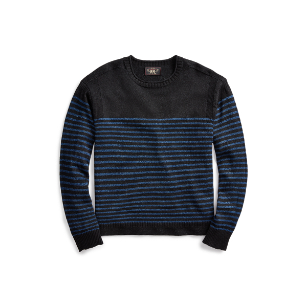Indigo Linen-Cotton Jumper RRL 1