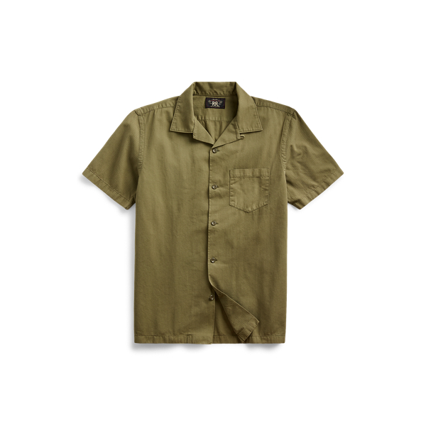 Herringbone Twill Camp Shirt RRL in 1