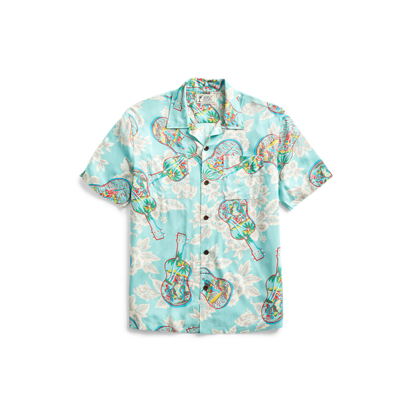 Tropical-Print Camp Shirt RRL 1