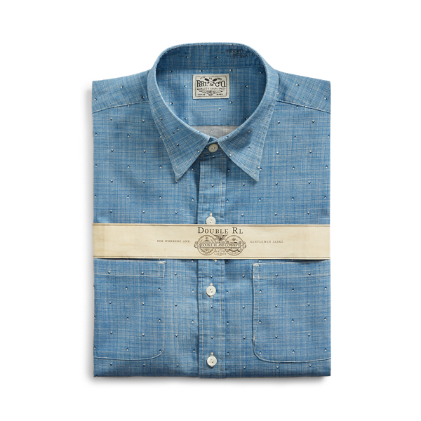 Slim Fit Print Shirt RRL 1