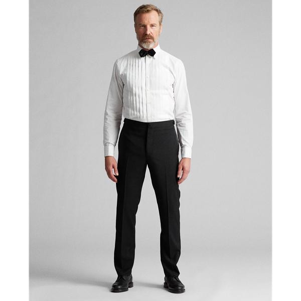 Black Slim Fit Wool Tuxedo Trouser RRL 3