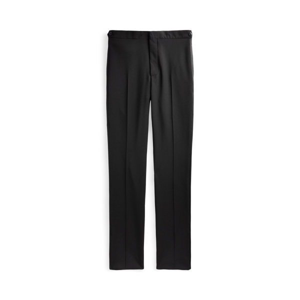 Black Slim Fit Wool Tuxedo Trouser RRL 2