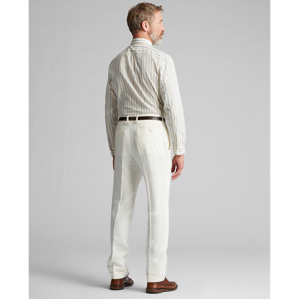 Natural Slim Fit Linen Suit Trouser RRL 4