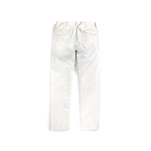 White Herringbone Twill Pant RRL 2