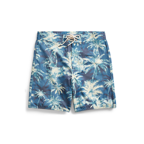 Palm Tree&ndash;Print Twill Short RRL in 1