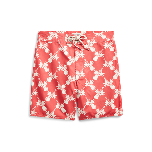 Short en serg&eacute; motif ukul&eacute;l&eacute; RRL en 1