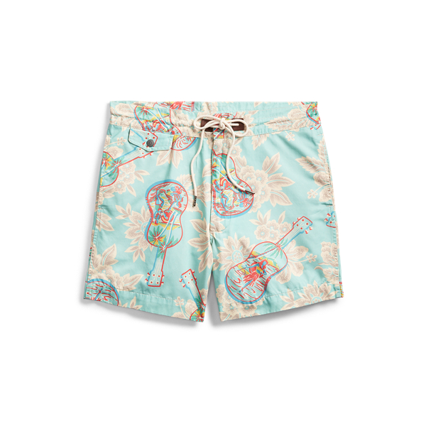 Tropical-Print Twill Short RRL 1