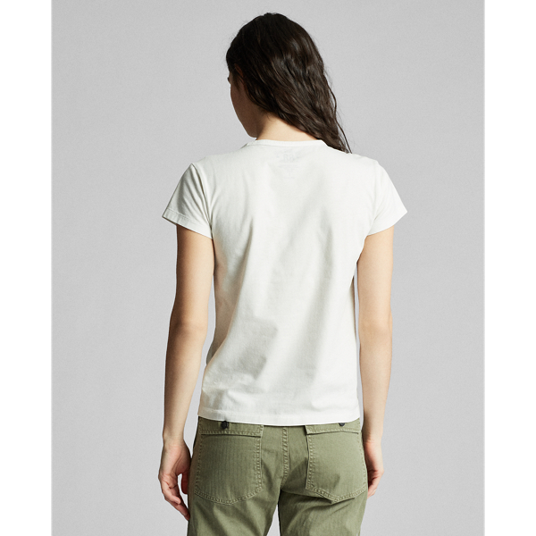 Off White Anchor-Graphic Cotton Tee RRL 4