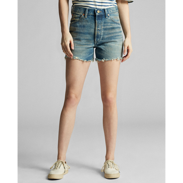 Brylee Wash Cut-off Denim Short RRL 3