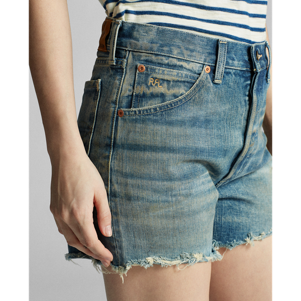 Brylee Wash Cut-off Denim Short RRL 5