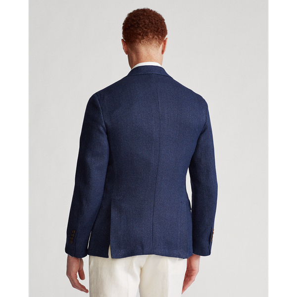 Navy/Blue Herringbone Sport Coat Polo Ralph Lauren 6