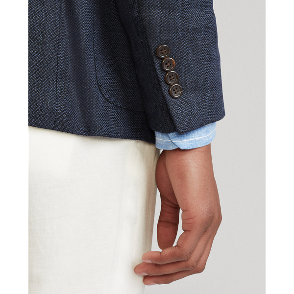 Black/Indigo Polo Soft Linen Sport Coat Polo Ralph Lauren 7