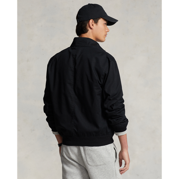 Black Cotton Twill Jacket Polo Ralph Lauren 5