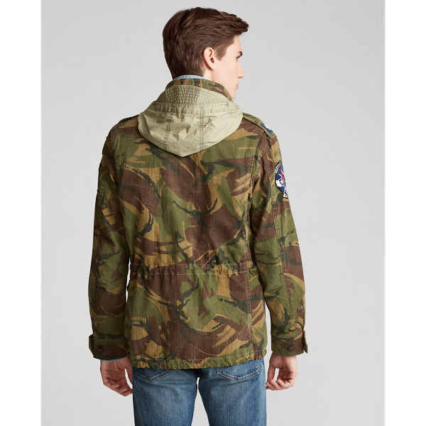 Camo Field Jacket for Men Ralph Lauren IL