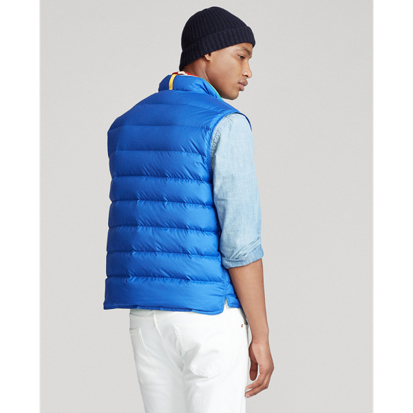 Rugby Royal/ Chroma Green Reversible Down Gilet Polo Ralph Lauren 5