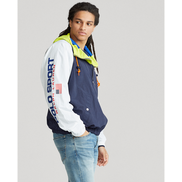 Nwprt Nvy/White/Brght P Polo Sport Windbreaker Polo Ralph Lauren 4