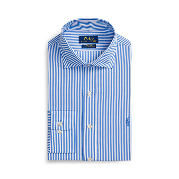 Light Blue/White Custom Fit Striped Shirt Polo Ralph Lauren 2
