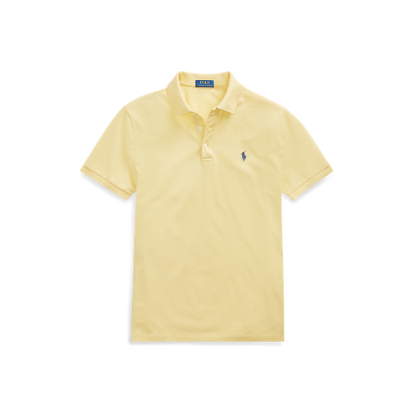 Slim Fit Stretch Mesh Polo Shirt