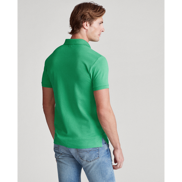 Tiller Green/C7996 Slim Fit Stretch Mesh Polo Shirt Polo Ralph Lauren 4