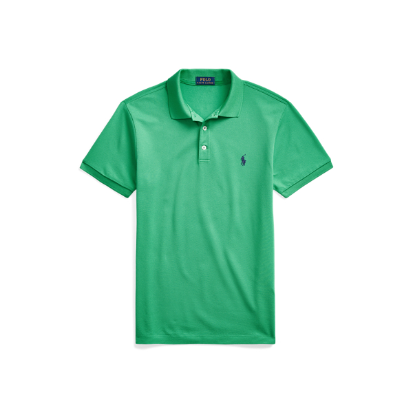 Tiller Green/C7996 Slim Fit Stretch Mesh Polo Shirt Polo Ralph Lauren 2