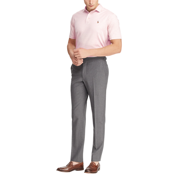 Garden Pink Slim Fit Interlock Polo Shirt Polo Ralph Lauren 3